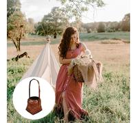 Basket per cesti floreali retrò da 1 pc cesto di fiori in stile cinese (caffè)