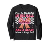 Basket Ragazza Bellezza Nella Sala Bestia Quando Gioco Palla Maglia a Manica