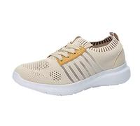 Basket Running Donna Basket Ortopedico Donna Scarpa Da Passeggiata Donna Scarpa Ortopedica Donne Lavoro Sport Tempo Libero Comfort Leggero Basket, 5 Beige, 39 EU