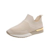 Basket Running Donna Basket Sport Donna Scarpa Ortopedica Donna Scarpa Da Passeggiata Donna Confortevole Leggero Sport Tempo Libero Comfort Basket, Beige 5, 43 EU