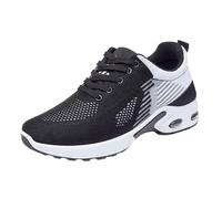 Basket Running Donna Tennis Donna Confortevole Confortevole Fitness Gym Jogging Slip on Course Scarpe Confortevoli Casual Comfort Basquette Ginnastica Lavoro Sneakers, Le Noir A, 38 EU