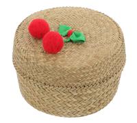 Basket tessuto a mano Mini Basket Flower Cankey Creative Wapping Box Mini