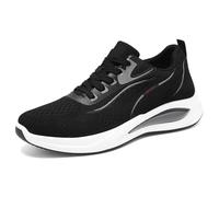 Basket Uomo Donna Running Sport in Maglia Scarpe di sicurezza Sneakers Uomo Ete Scarpe da Ginnastica e Sport Legere Basquettes Scarpe da Trekking A Piedi Ortopedico Basquette, 01 Nero, 42 EU