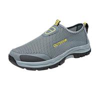 Basket Uomo Ete in Maglia Scarpe da Escursionismo Camminare Legere Senza Lacci Sneakers Uomo Running Sport Basquettes Sneakers e Scarpe Sportive Scarpa Ortopedica Calzatura Sicurezza Basquette, 01