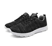 Basket Uomo Running Sport in Maglia Scarpa Ortopedica Legere Ete Scarpe da Trekking A Piedi Sneakers Uomo Calzature di Sicurezza Basket Sneakers e Scarpe Sportive Basquette, 01 Grigio, 44 EU