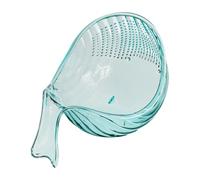Basket vegetable Washing Basket with Handle, Multifunctional Household Fruit and Vegetable Basin, drenaggio Basket for Washing Rice, Frutta e Vegetables, Blue, Trasparente and Green