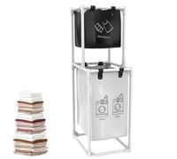 Basket Vertical Laundry: Stackable, Clothes Organizers | Compact, Sturdy, And Stable Structure, Tessuto traspirante, Easy For Carry Handle, Space Saving Solution