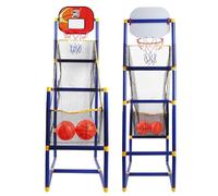 Basketball Arcade Game - PP Material , Indoor Hoop Set, 149cm Training System | Movable Sports Stand For Kids Adults Practice, Educational Entertainment Equipment For Home Garden Use