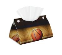 Basketball Arena Liscio, Resistente all'usura, Borsa in pelle impermeabile, Scatola per fazzoletti decorativa montata su auto, adatta per casa e ufficio.