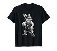 Basketball Bunny Basket- Ball Player Easter Day Boys Men Kid Maglietta