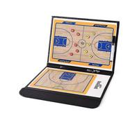 Basketball Coaching Board. 2.5-folds Foldable. Pu Leather Cover. Strategy Gift
