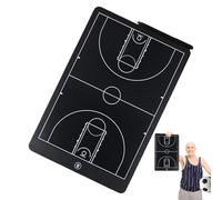 Basketball Coaching Board - LCD Electronic Reusable Writing Tablet With Magnetic Pieces & For Playbook Drills | Sports Coaching Aid For Football, Soccer, Tactics & Training