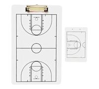 Basketball Coaching Clipboard - PVC Standard Size | Dry Erase Board, Double Sided Coaching Whiteboard, Sports Strategy Board, Team Training Planner, CoachingPractice Tool | Sports Training