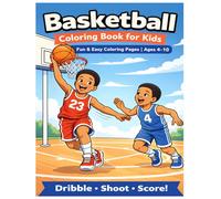 Basketball Coloring Book for Kids