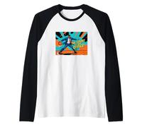 Basketball Court IS My Office - Crazy Business Crossover Maglia con Maniche Raglan
