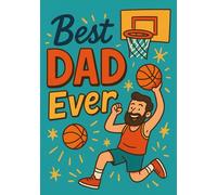 Basketball Dad | Notebook, format A5: Squared Grid Notebook | 100 Sheets (200 Pages) | Glossy Cover | Perfect Gift for Father's Day, Birthday or Everyday Use