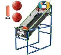 Basketball Game with Ball - Portable Fun Adjustable Height Hoop