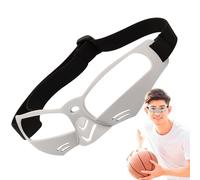 Basketball Goggles, Dribbling Goggles Basketball Sports Glasses, Eye Protection Design, Vision Training Aid, For Youth Kids Practice Drills, TPU Material, 6.69x2.17 In, Black, 1 Pair