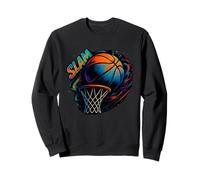 Basketball Graffiti Vibrant Street Art Felpa