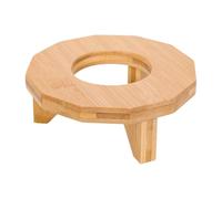 Basketball Holder Stand, Wooden Volleyball Rack, 5.91x5.91x2.36 inches Decorative Sports Display, Sturdy Gratisstanding Design, Compact Style, Bookshelf Room Garage, Kids Teen Dorm Court