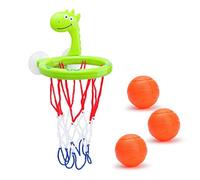 Basketball Hoop - Giochi Da Bagno Divertenti Per Il Bambino | Regali Per Giocattoli Doccia | Hoop Con Tazza Di Aspirazione | Accessorio Per Giochi D'acqua Portatile Da Bagno Di Cartoni Animati Per Rag