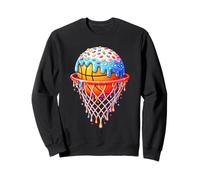 Basketball Ice Cream Drip Sport Player Men Women Kids Felpa