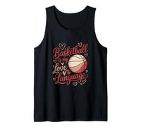 Basketball Is My Love Language Hoops Design per Fan Player Canotta