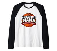Basketball Mama - Gioco Ufficiale per la Festa della Mamma Maglia con Maniche Raglan