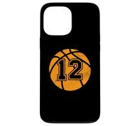 Basketball Player # 12 Basket Mom Dad Jersey Numero 12 Custodia per iPhone 13 Pro Max