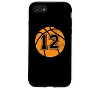 Basketball Player # 12 Basket Mom Dad Jersey Numero 12 Custodia per iPhone SE (2020) / 7 / 8