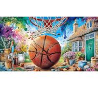 basketball Puzzle da 1000 pezzi per giocattoli per bambini Giochi stimolanti e intellettuali 38x26cm/1000pcs