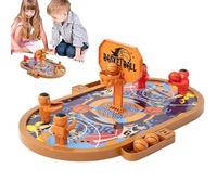Basketball Table Games, Finger Basketball Desktop Toy, 9.06x8.07x5.12 Inches Interactive Educational Mini Game with Built-in Scoreboard, for Kids, Teens, And Adults