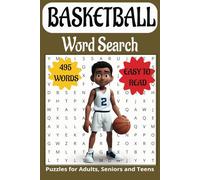 BASKETBALL themed word search book.: Book is 6 X 9 inches,110 pages with 55 Puzzles and 495 words with mostly easy to read print. Each puzzle contains ... vertically, diagonally, forward, or backward.