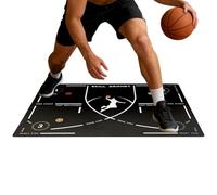 Basketball Training Mat - Dribbling Mat For Indoor/Outdoor Use With Non-Slip | Improves Speed, Strength & Coordination | 35.43 X 23.62 Inches, Portable & Quiet For All Ages