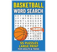 Basketball Word Search: Basketball Word Search Puzzle Book: Word Search Puzzle book about Basketball and NBA | Word Find Book | For Adult, Seniors and Teens | 6x9 inches, 110 pages | 55 Puzzles | Relaxing and Fun | Gift for Vacations, Holidays and Free t