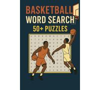 Basketball Word Search Puzzle Book: 50+ easy print puzzles featuring players, teams, moves & more. Perfect gift for basketball fans-great for travel, holidays, and quiet time.