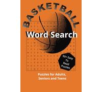 Basketball Word Search Puzzle Book: Word Searches with Easy to Read Print about NBA, All Star, Dribble, and More | 6x9 inches, 110 pages | 50+ Puzzles… Gift for Vacations, Holidays and Free Times
