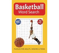 Basketball Word Search Puzzle Book: Words Searches with Easy to Read Print about Point Guard, Dribble, Free Throw & More | 6x9 inches, 110 pages | 50+ ... Gift for Vacations, holidays and free times