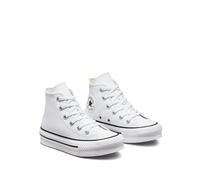 Baskets in pelle All Star Eva Lift Foundation Leather Bianco 35