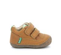 Baskets in pelle con velcro Sostankro Marrone 18