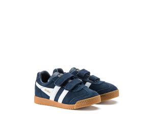 Baskets pelle patta a strappo Harrier Strap Blu 31