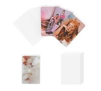 Baskiss Confezione da 100 custodie Polaroid Kpop 7,6 cm, 59 x 90 mm, ultra spesse 200 microni, in CPP trasparente
