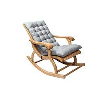 basku Cuscino per sdraio da giardino, cuscino pieghevole con cappuccio antiscivolo e confortevole, spesso cuscino per poltrona relax, per balcone, terrazza, esterno, interno, 120 x 50 x 12 cm