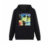 BASLIL TOAST brunch Long Sleeve Hooded Sweatshirt Candice Odelia Miles Davis Bitches Brew Long Sleeve Sweatshirts M