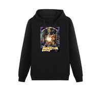 BASLIL TOAST brunch Men Long Sleeve Printed Hoodies The Monster Squad Movie Poster Hoody Sweatershirt Black M