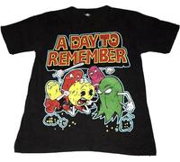 BASLIL TOAST brunch Men's A Day To Remember Shirt GTS Tag Keep Running Your Mouth Print Black S