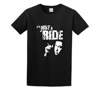 BASLIL TOAST brunch Men's Bill Hicks Inspired Just A Ride Relentless Sane T-Shirt Black XL