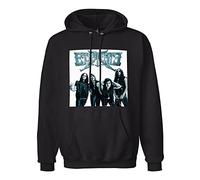 BASLIL TOAST brunch Men's Long Sleeve Escape The Fate Hoody Sweatershirt Black L