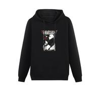 BASLIL TOAST brunch Men's Long Sleeve Nosferatu Horror Film Movie Vampire Vintage Retro Sweatshirt Hoodie Black S