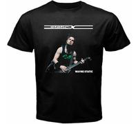 BASLIL TOAST brunch Wayne Static Static X The Frontman Rhythm Guitar Programming O Neck 100% Cotton Casual Unisex T Shirt Black XXL